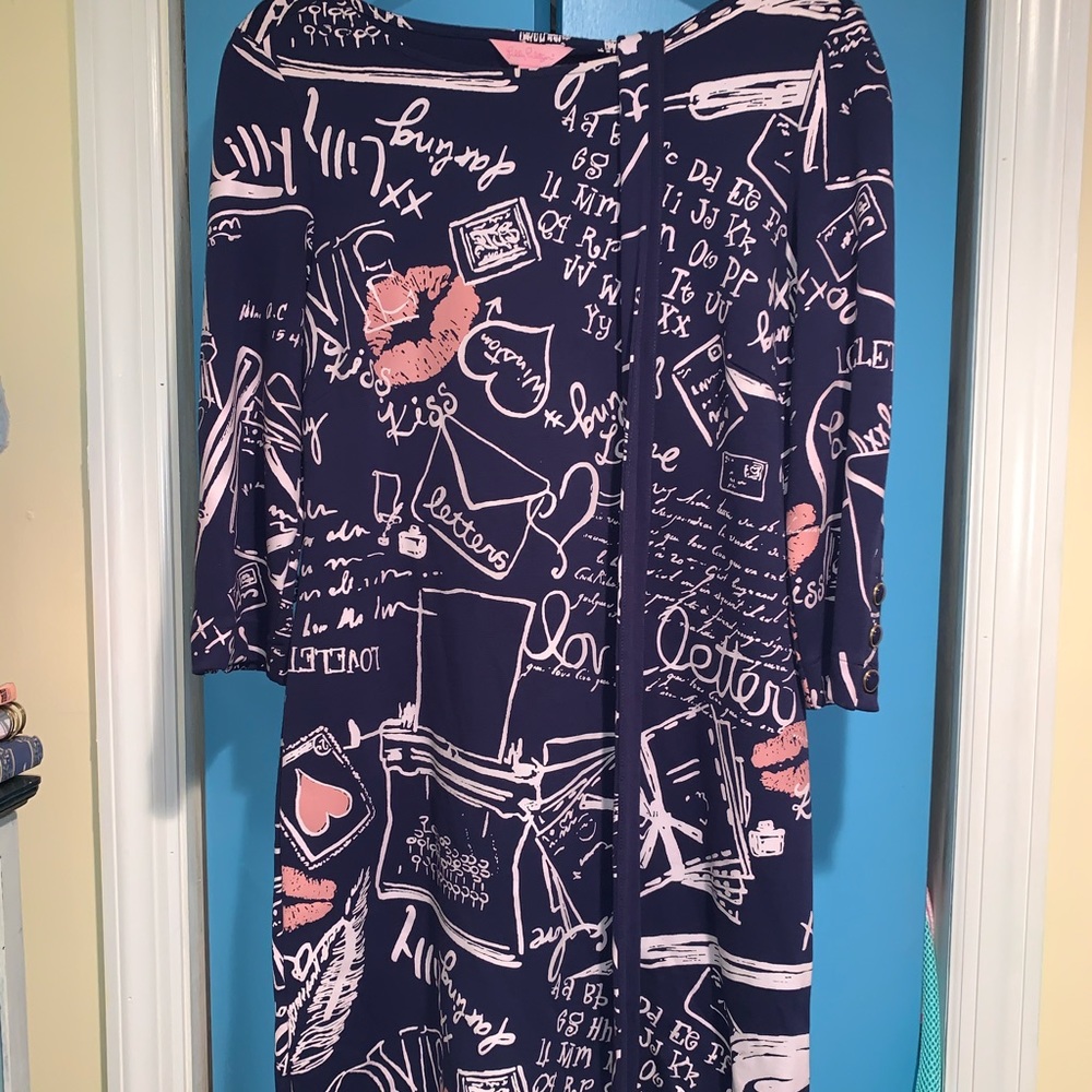 Love letter dress with belt
